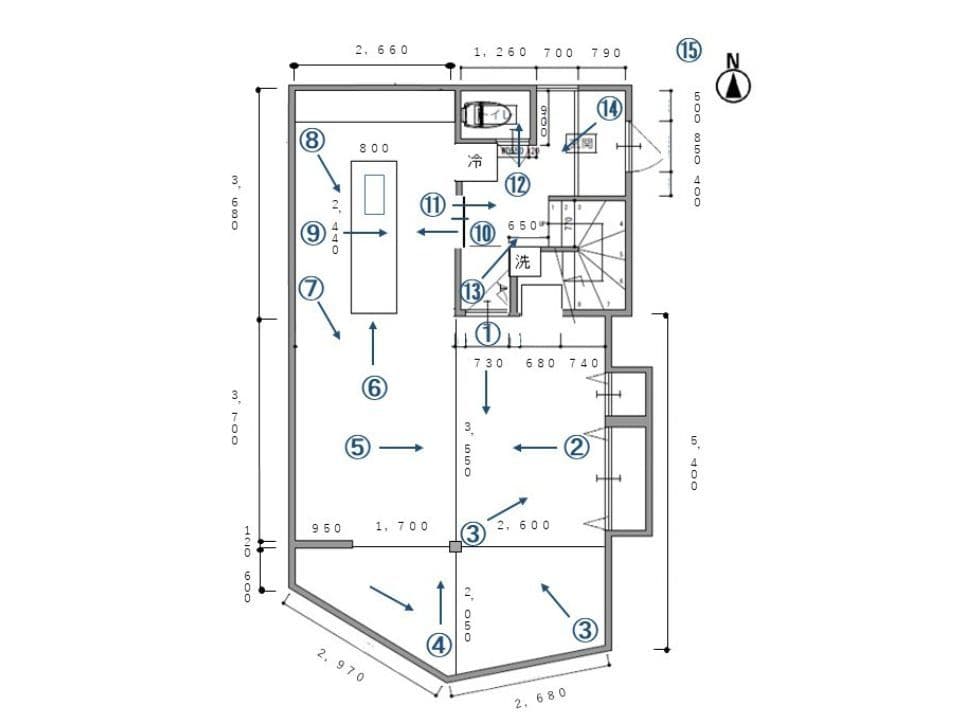 池尻セレクトハウス間取り図